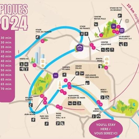 Appartement Cosy Au Calme A 20 Min De Paris Villejuif Eksteriør bilde